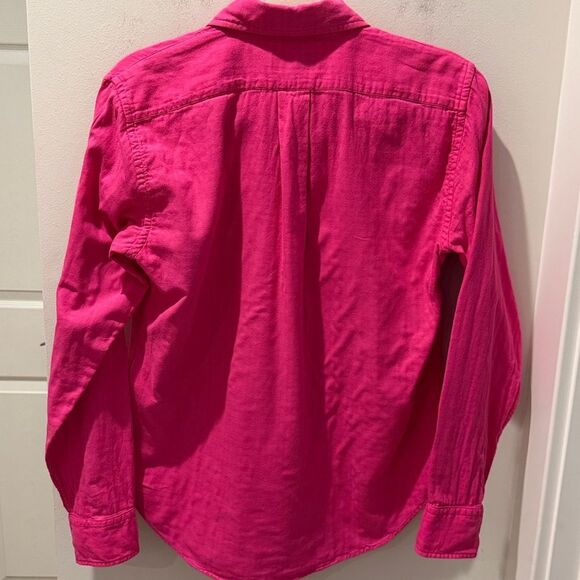 Ralph Lauren Hot Pink Long Sleeve button down Shirt double fabric size small - Picture 5 of 9